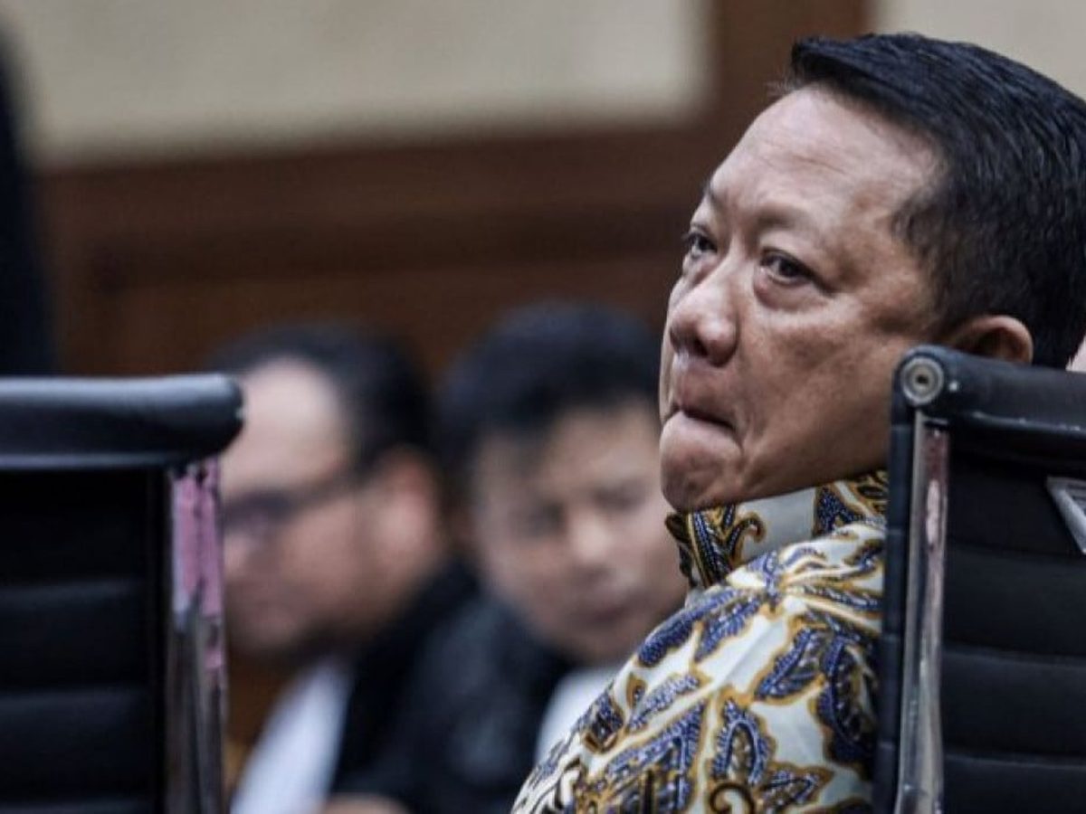 Terdakwa yang merupakan mantan Jaksa Agung Muda Tindak Pidana Khusus Kejaksaan Agung Febrie Adriansyah 